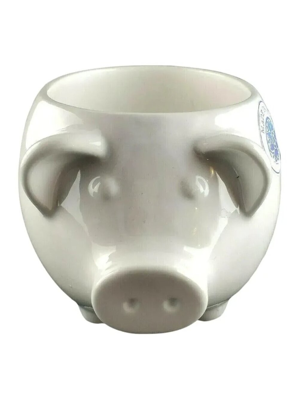Faiancas Ramos Made in Portugal Pig Planter White